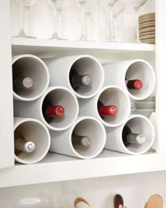 Simple PVC Wine Rack